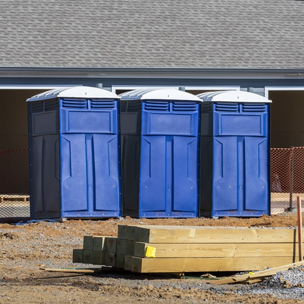 are there any restrictions on where i can place the porta potties during my rental period in Westerlo